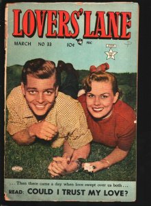 Lover's Lane #33 1953-Lev Gleason-photo cover-Dick Rockwell art-spicy romance...