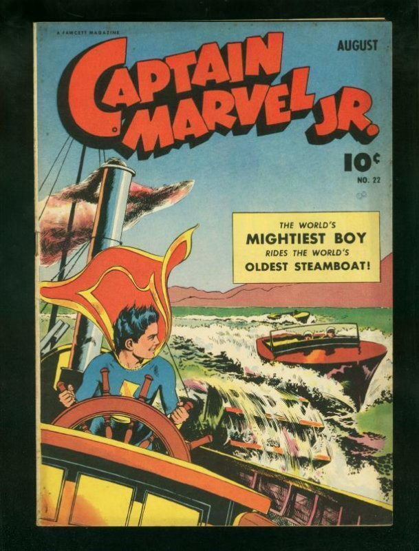 CAPTAIN MARVEL JR. #22-MAC RABOY CVR-1944-SPEED BOAT CV VF-