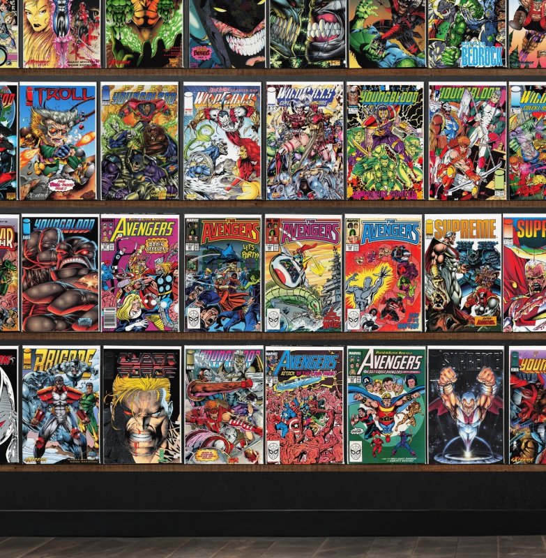 Huge Lot 150+ Comics with Supreme, Savage Dragon, Stormwatch & More!