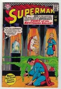 SUPERMAN 195 FINE  April 1967