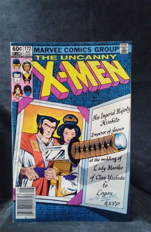 The Uncanny X-Men #172 1983 Marvel Comics Comic Book