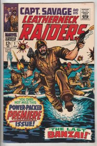 Captain Savage and His Leatherneck Raiders #1 (Jan-68) NM- High-Grade Captain...