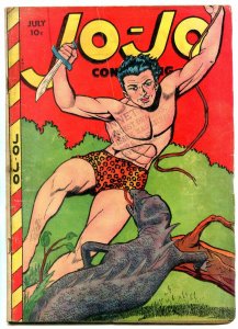 JO-JO COMICS #29 1949-JUNGLE-WILD COVER-GOOD GIRL ART VG