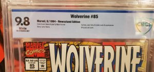 Wolverine #85 - RARE Newsstand Edition - CBCS 9.8