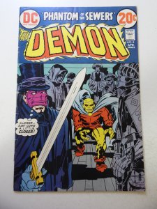 The Demon #8 (1973) VG Condition moisture stain fc