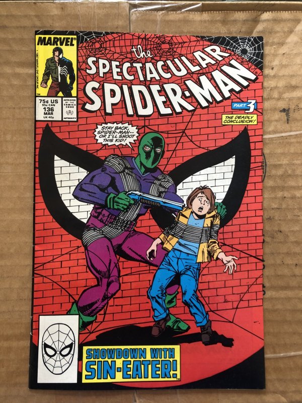 The Spectacular Spider-Man #136 Direct Edition (1988)