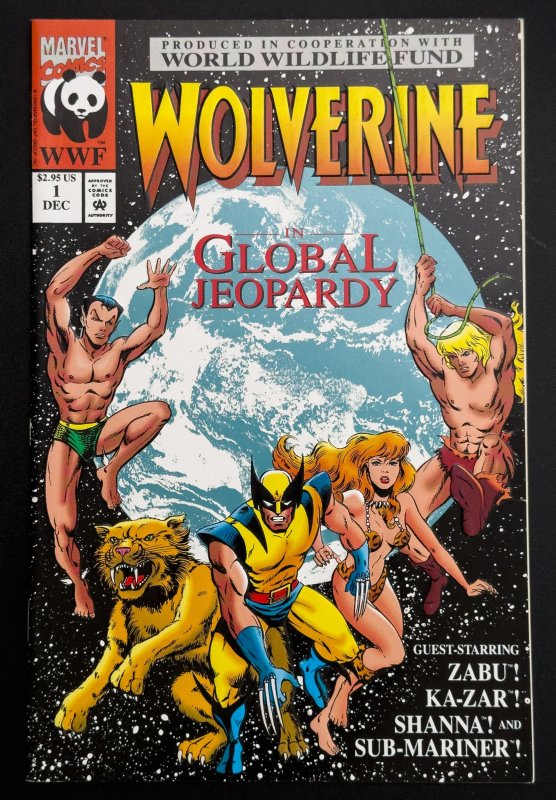 Wolverine: Global Jeopardy #1 (1993) [Embossed Cvr] -VF/NM