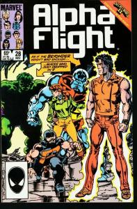 ALPHA FLIGHT #28-MARVEL COMICS-MUTANTS! NM