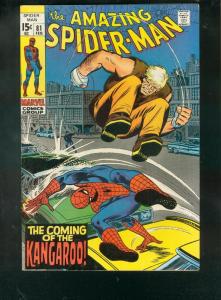 AMAZING SPIDER-MAN #81 1970-KANGAROO-MARVEL-JOHN ROMITA FN/VF