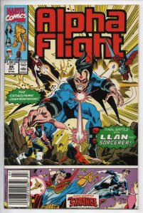 ALPHA FLIGHT #86, VF/NM, Marvel, Dr Strange Llan Sorcerer 1983 1990, Marvel