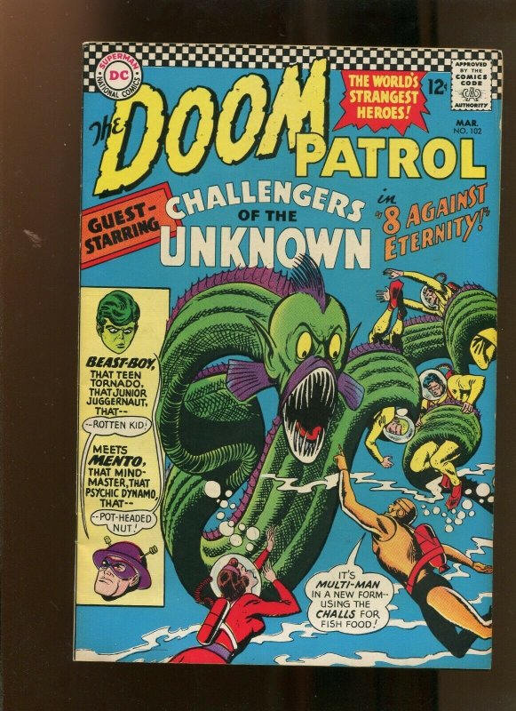 DOOM PATROL #102 (7.0) 8 AGAINST ETERNITY! 1966