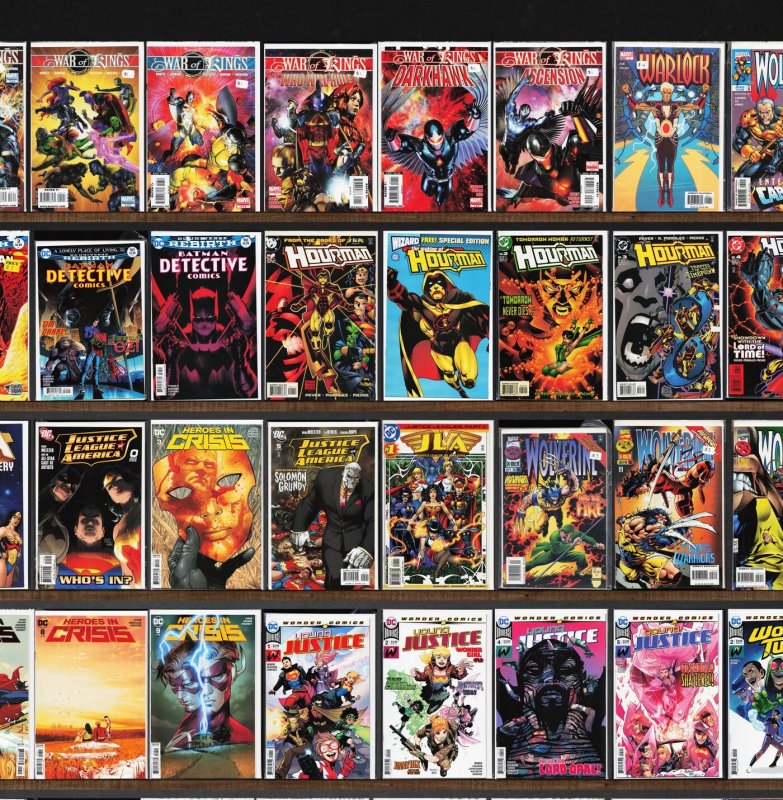 Huge Lot 150+ Comics with Wolverine, Jla: Year One, Superman, Hourman & More!