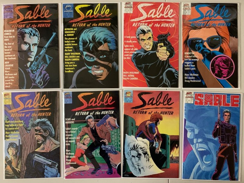 Sable lot #1-16 First Publishing 16 pieces average 7.0 (1988 to 1989)