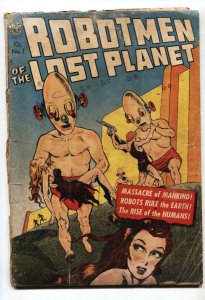 ROBOTMEN OF THE LOST PLANET #1-AVON SCI-FI-GGA PRE-CODE