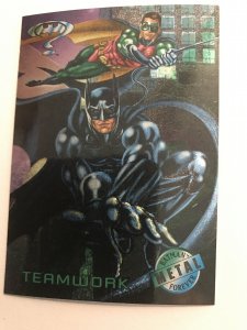 TEAMWORK #70 card : BATMAN FOREVER Metal 1995 Fleer; NM/M, Robin