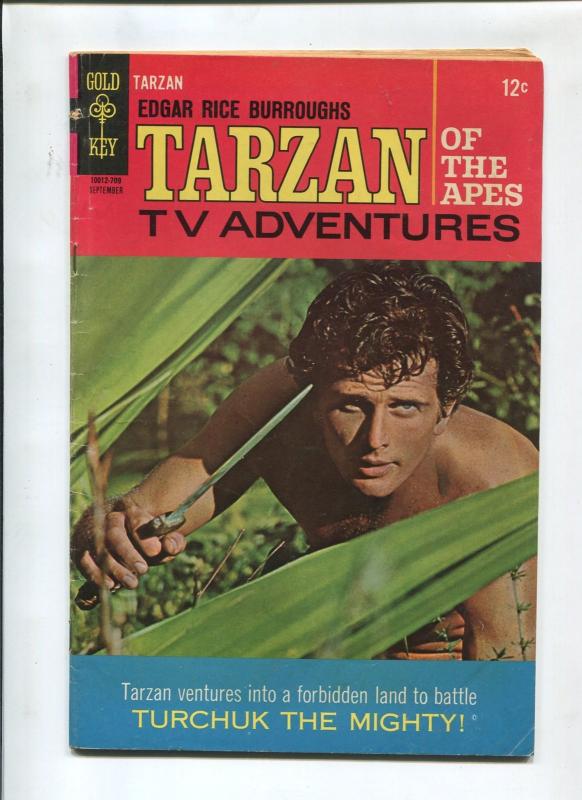 TARZAN #171 1967-GOLD KEY-EDGAR RICE BURROUGHS-VG