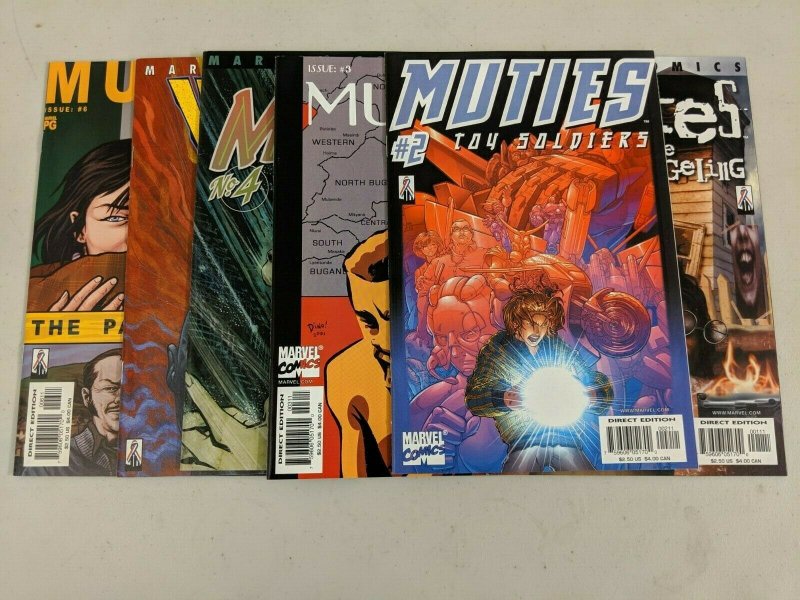 Muties #1-6 1 2 3 4 5 6 - Complete Set X-Men Tie-In - (Marvel 2002) - (8.0+)  