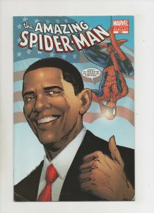 Amazing Spider-Man #583 - 3rd Print Obama Cover - (Grade 8.0) 2009