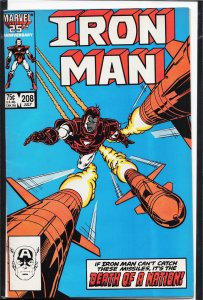 Iron Man #208 Direct Edition (1986) Iron Man