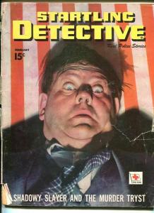 STARTLING DETECTIVE-FEB 1948-BARGAIN-SPICY-MURDER-RAPE-STRANGULATION VG