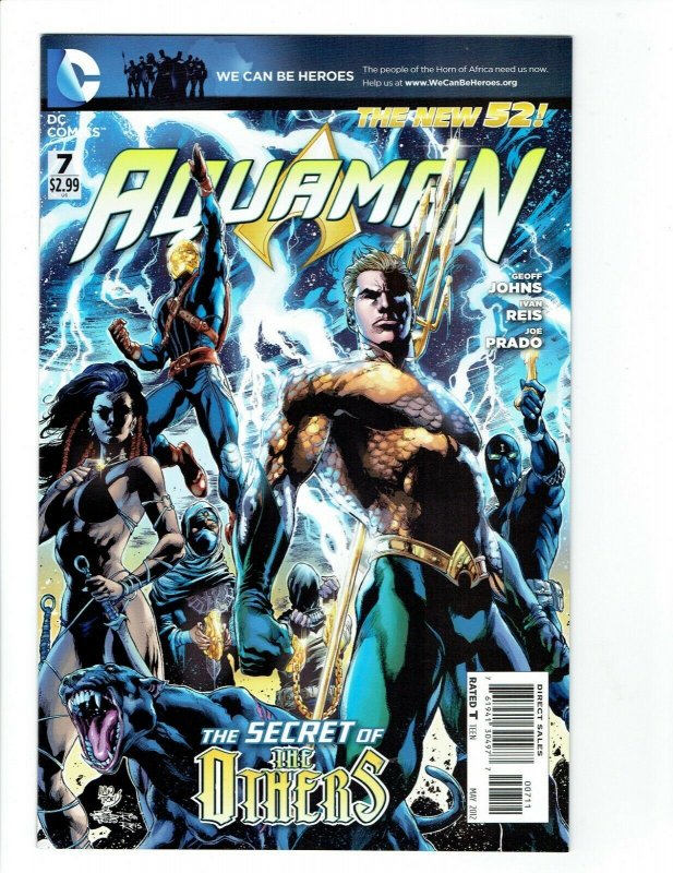 Aquaman #7 1st App The Others New 52 DC Comics 2012 VF+ 