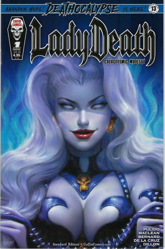 Lady Death Cataclysmic Majesty # 1 Sun Khamunaki Variant Cover Edition NM 