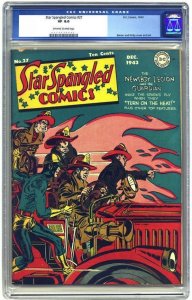 Star Spangled Comics #27 (1943) CGC 8.0 VF