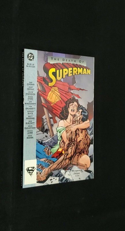 THE DEATH OF SUPERMAN TPB FIRST PRINTING 