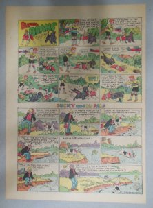 Buster Beans Dog Comic Strip ! by Robt. L Dickey 6/16/1935 Size: 11 x 15 inches