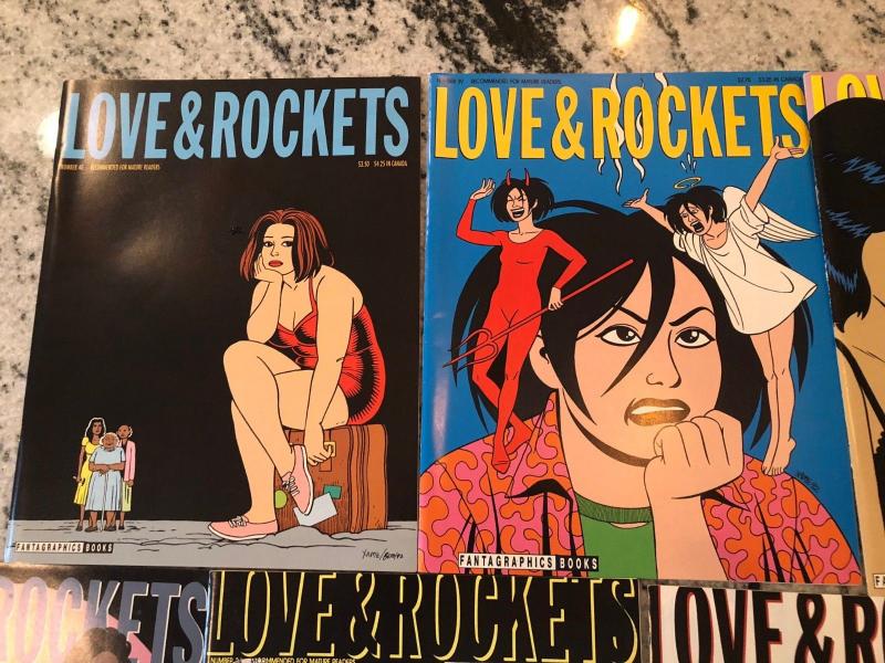 11 Love & Rockets Fantagraphics Magazines #30 31 32 33 34 35 36 37 38 39 40 TD15