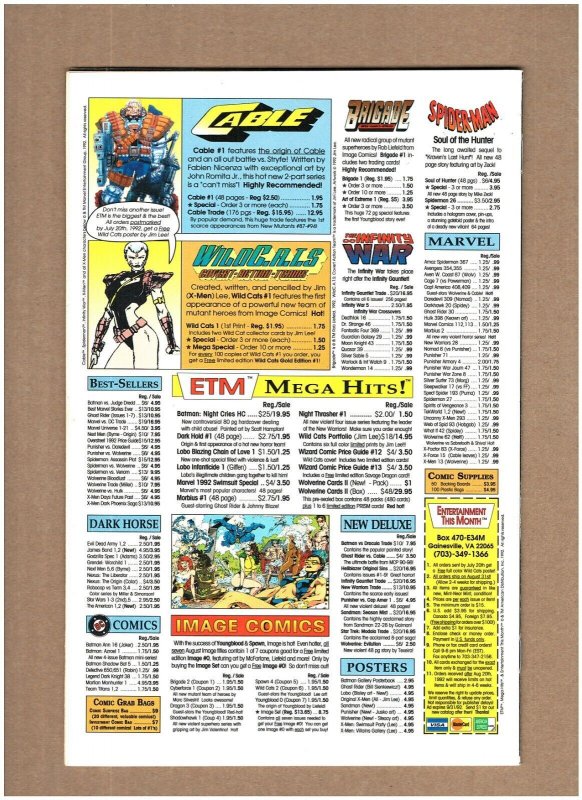 Wolverine #58 Marvel Comics 1992 Jubilee & Terror Inc. VF+ 8.5