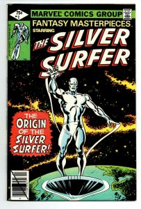 Fantasy Masterpieces #1 newsstand - Origin Silver Surfer - Reprint - 1979 - VF+