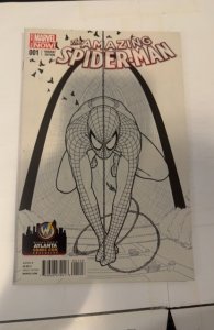 The Amazing Spider-Man #1 Wizard World Atlanta Sketch Cover (2014)