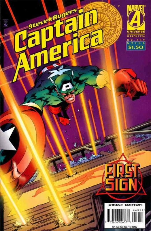 Captain America (1st Series) #449 VF/NM; Marvel | save on shipping - details ins