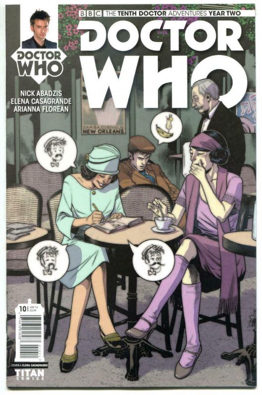 DOCTOR WHO #10 A, NM, 10th, Tardis, 2015, Titan, 1st, more DW in store, Sci-fi