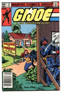 G.I. JOE #10 1983- Marvel Comics comic book-Newsstand