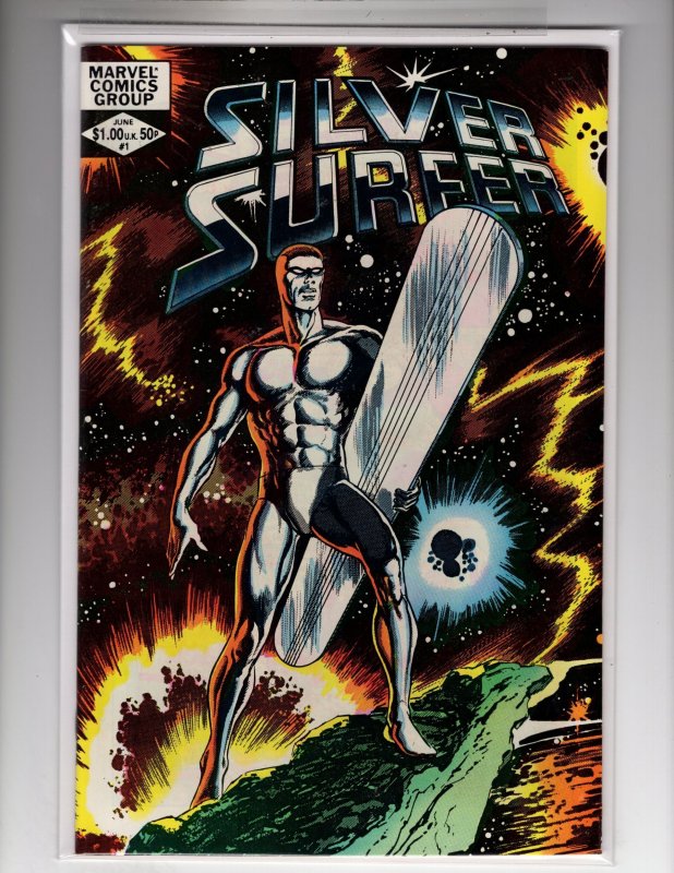 Silver Surfer #1 (1982) Stan Lee & John Byrne CLASSIC! / 13-MA#1