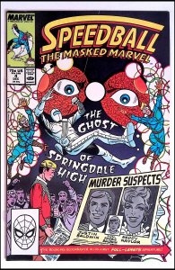 Speedball #4 (1988)  Marvel Comics 