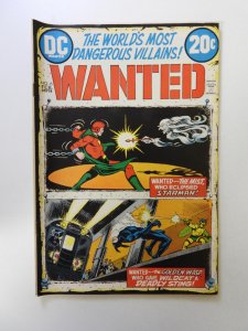 Wanted, The World's Most Dangerous Villains #6 (1973) FN condition