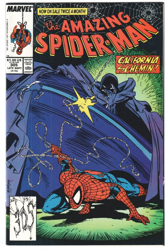 The Amazing Spider-Man #305 (1988) Todd McFarlane artwork