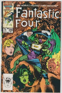 Fantastic Four #290 (May 1986, Marvel), VFN (8.0), Blastaar/Annihilus/Nick Fury
