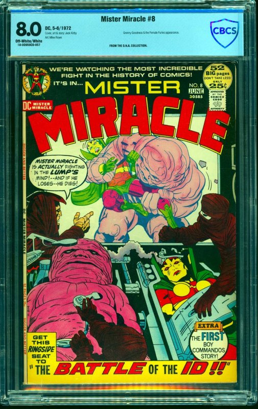 Mister Miracle #8 CBCS VF 8.0 Off White to White DC Comics