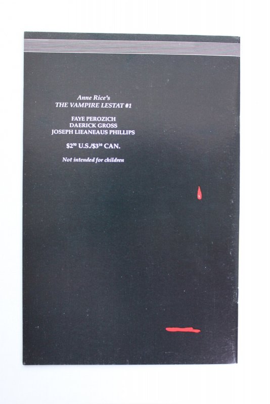 Anne Rice's The Vampire Lestat #1 (1990) Lestat NM