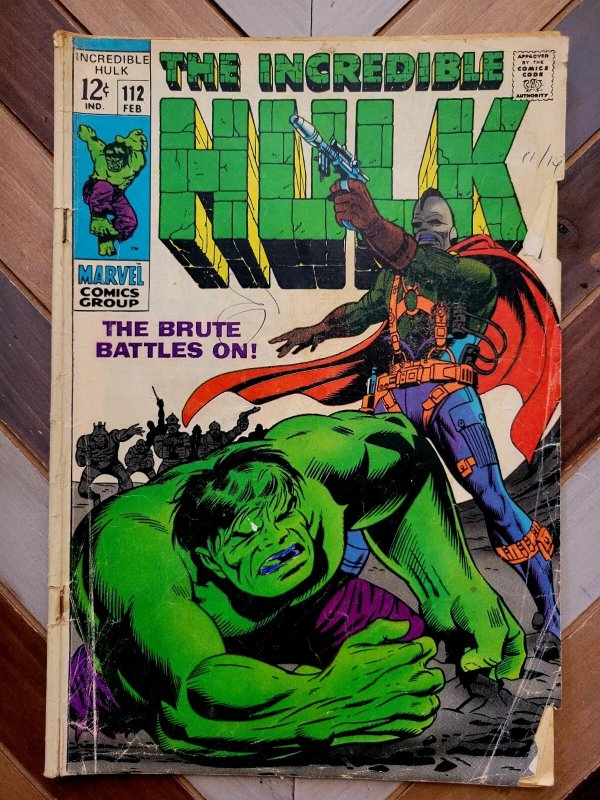 INCREDIBLE HULK #111 2.0 (Marvel 1969) GALAXY MASTER Herb Trimpe Cover & Art