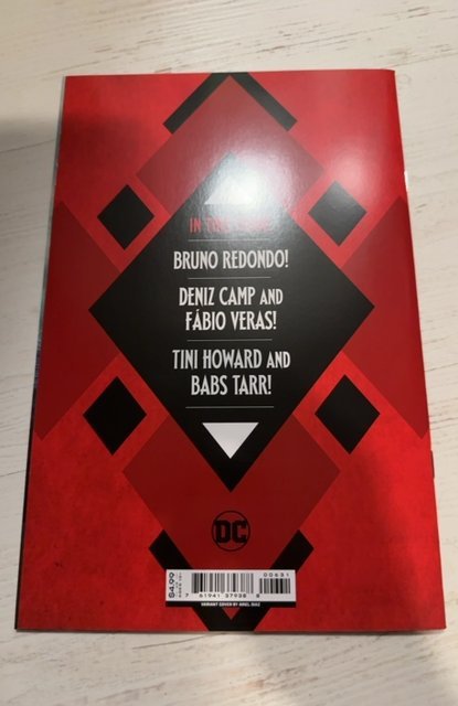 Harley Quinn: Black + White + Redder #6 Diaz Cover (2024)