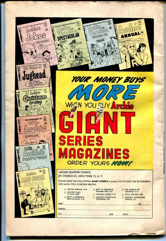 Archie's Mad House Annual #1  1962 - Archie  -VG - Comic Book