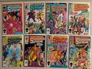 Squadron Supreme set #1-12 Direct Marvel 1st Series (7.0 FN/VF) (1985-'86)