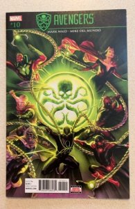 Avengers #10 (2017) Mark Waid Story Mike Del Mundo Art Alex Ross Cover