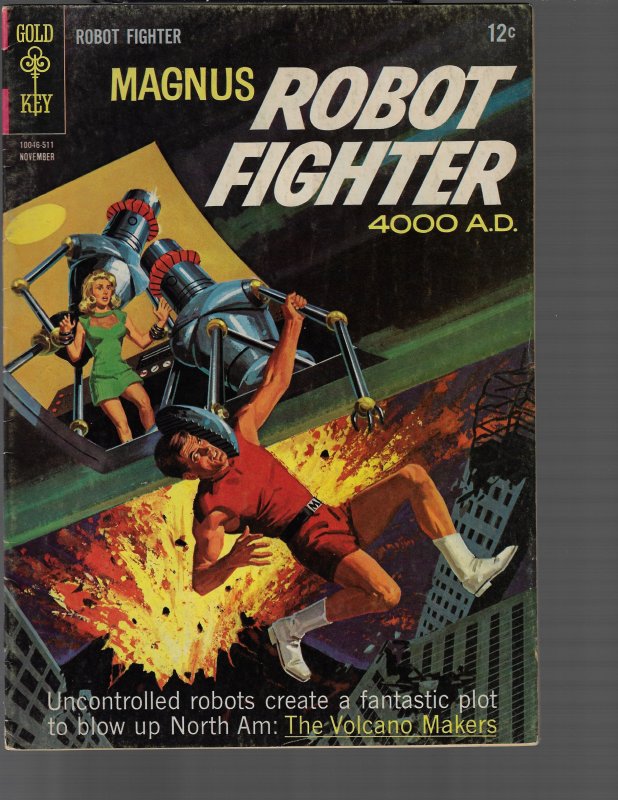 Magnus Robot Fighter #12 (Gold Key, 1965) VG/FN