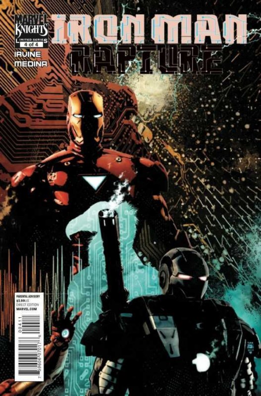 IRON MAN: RAPTURE (2011) #'s 1, 2, 3, 4 COMPLETE VF+ - VF/NM SET MARVEL KNIGHTS